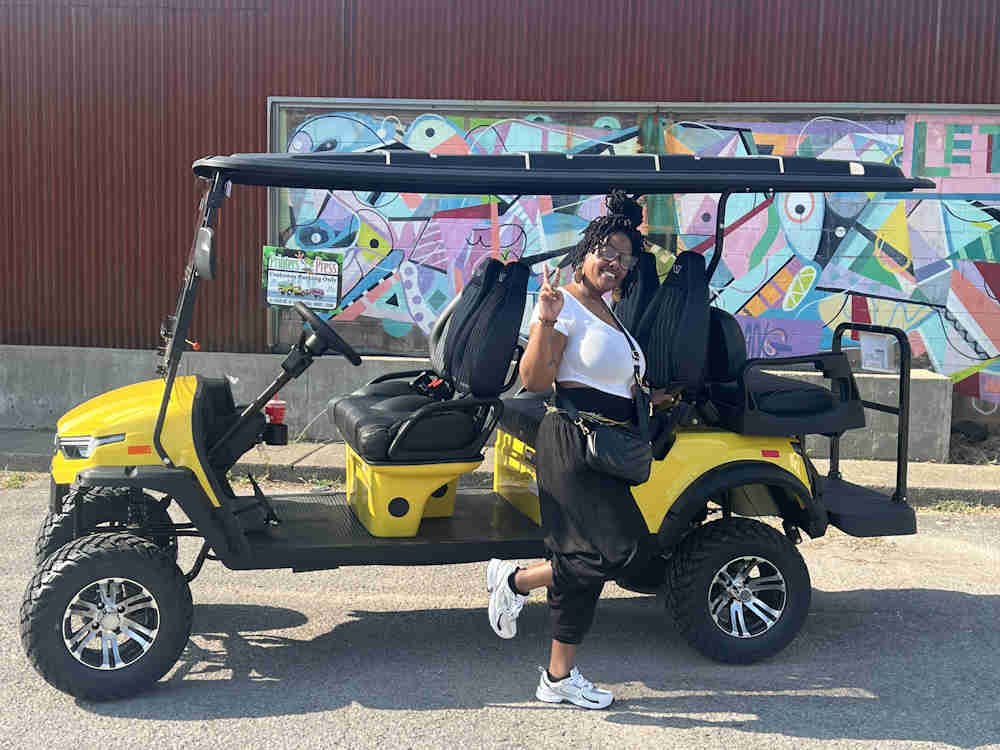 Yall Aboard Tours - Golf Cart with Owner Nikki Garner